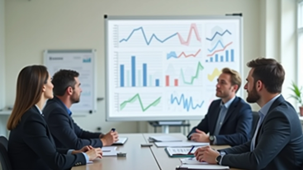 Team bei der Analyse von demografischen Daten